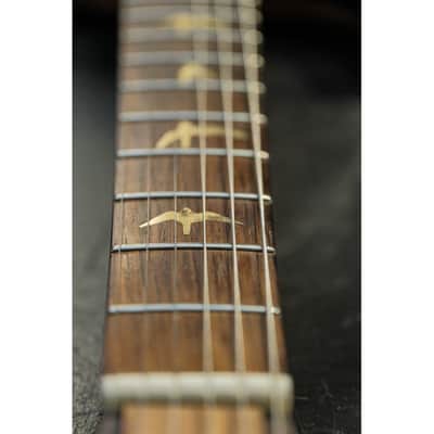 2001 PRS Private Stock Hollow Body II TI reverse LH lefthanded yellow tiger image 18