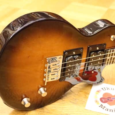 RISA Les Paul Tobacco Sunburst Electric Concert Ukulele #4974 image 16