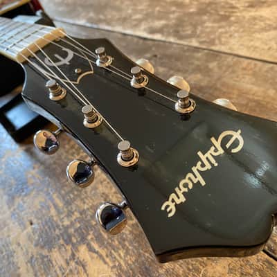 Epiphone Scarce Left Handed 1999 Casino Electric Guitar Antique Sunburst Finish Peerless Factory Korea w/ OHSC & Docs LEFTY! image 15
