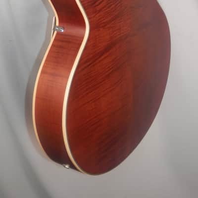 D'Angelico Premier EXL-1 Satin Walnut Hollowbody Archtop Electric with gig bag DAPEXL1SWLT image 10
