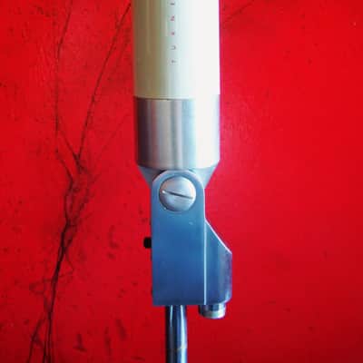 Vintage RARE 1960's Turner 466 dynamic microphone High Z Satin Chrome w XLR cable 33D 22D 77A # 4 image 8