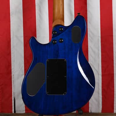 EVH Wolfgang WG Standard QM with Baked Maple Fretboard - Tahiti Night image 8