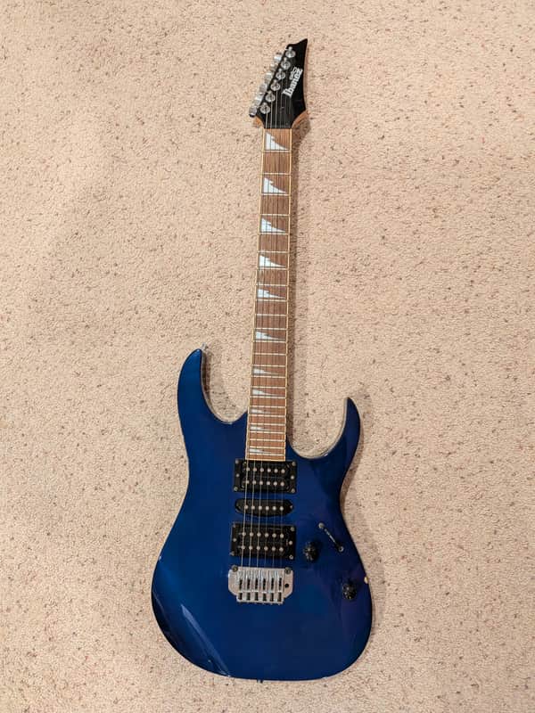 Ibanez GRG170DX-JB Gio Jewel Blue with chipped paint image 1