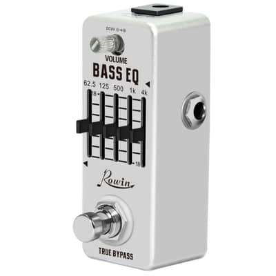 Rowin Bass EQ Pedal 5 Band Equalizer Pedals For Bass LEF-317B, FREE PICKS + HOLDER+ FREE SHIP USA image 13