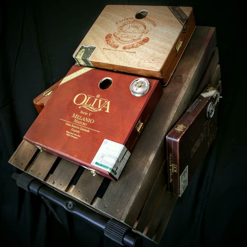 Embers Drums The Rusty Compact Cajon Drumset and Cigar Box Drum image 1