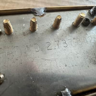 Gibson Vintage 1970's Les Paul Custom Gold Patent Number T Top Pickups ES image 12