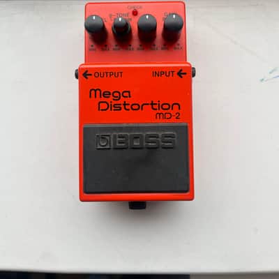 Boss MD-2 Mega Distortion (Silver Label) 2001 - Present - Red image 1
