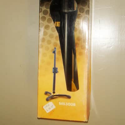 Hercules MS300B Lo-Pro Tilting H-Base Straight Mic Stand