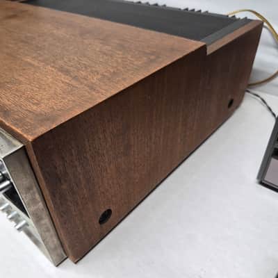 Fisher 801 Quadraphonic receiver 1972 - Oiled Walnut Veneer image 8