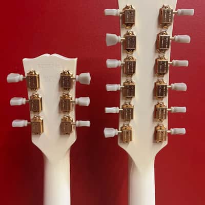 Gibson EDS-1275 Double Neck SG Alpine White OHSC year 1997 very rare image 6