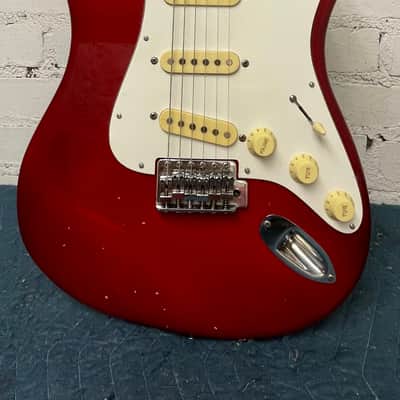 Memphis Stratocaster MIJ Electric Guitar c.1980 | Fresh Setup | Original Pickups | Candy Apple Red image 3