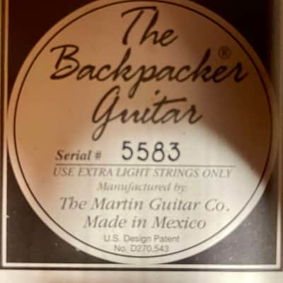 Pre-Owned Martin The Backpacker Guitar Acoustic image 5