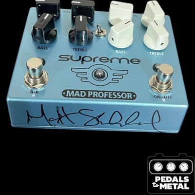 Mad Professor Supreme Overdrive (signed by Mike Schofield) - Metallic Blue - X16864 image 2