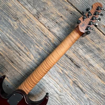 Ernie Ball Music Man JP15 7-String Electric Guitar - Amber Waves Flame image 7