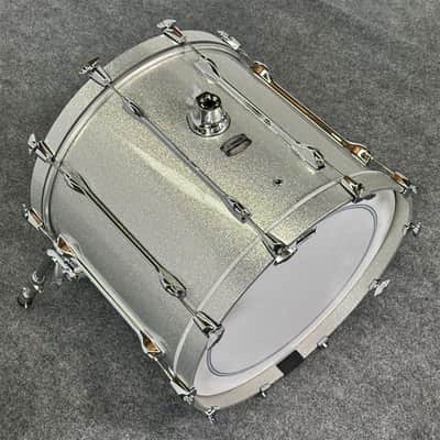 Yamaha Recording Custom 4pc Drum Set 22/10/12/16 Silver Sparkle image 5