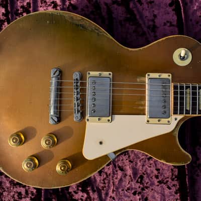 Dax&Co. Heavy Aged Gibson Les Paul Classic 2014 Goldtop Relic Conversion! image 12