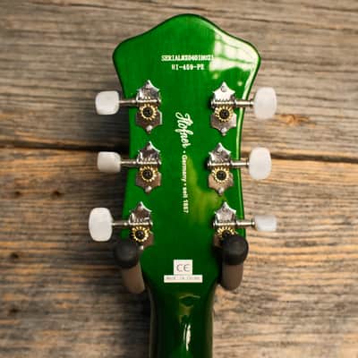 Hofner Ignition Pro Violin Guitar - Green image 7