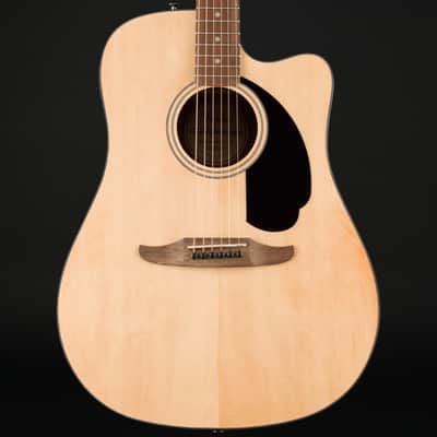 Fender California Standard Redondo CE, Spruce Top, Black Pickguard in Natural image 1