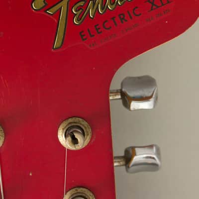 Fender  Electric XII 12 String Solid Body Electric Guitar (1966), ser. #169307, original black tolex hard shell case. image 23
