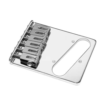 Gotoh GTC201 Hardtail Telecaster Bridge with Brass Saddles (Chrome)