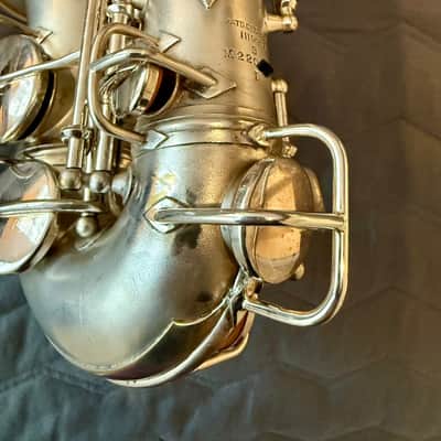 Conn NWII 4M Curved Soprano Silver Deco Engraving Very Rare Overhauled Beautiful image 16