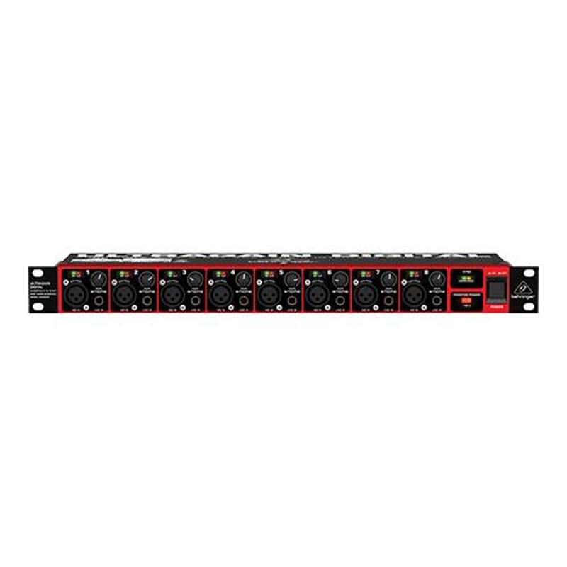 配信機器・PA機器・レコーディング機器 behringer ULTRAGAIN DIGITAL ADA8200 Behringer Ultragain Digital ADA8200 8-Channel Mic Preamp with AD