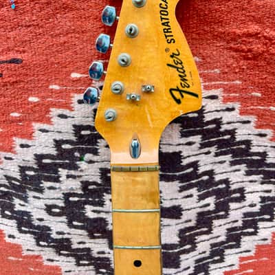 Vintage 1970's Fender Stratocaster Guitar Neck Maple Circa 1973 with Tuners image 2