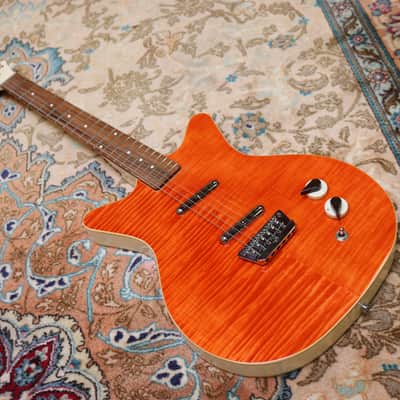 Danelectro 59 Divine 2020 - Flame Maple Orange image 1