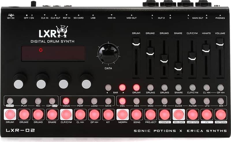 Erica Synths LXR-02 Synthesizer Drum Machine image 1