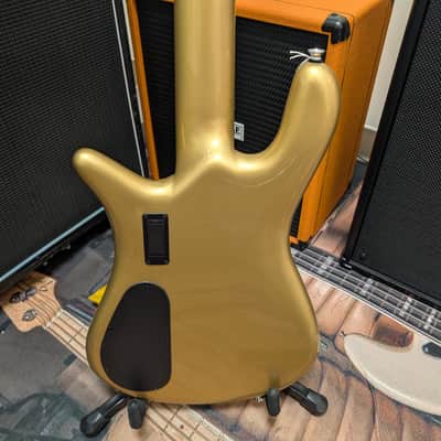 Spector Euro 5 Classic Bass Guitar - Metallic Gold image 5