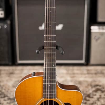 Taylor 214ce Special Edition Grand Auditorium Acoustic/Electric Guitar - Honeyburst with Gig Bag image 4