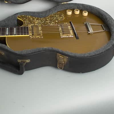 Premier Model 75 Solid Spanish Solid Body Electric Guitar (1954), black tolex hard shell case. image 12