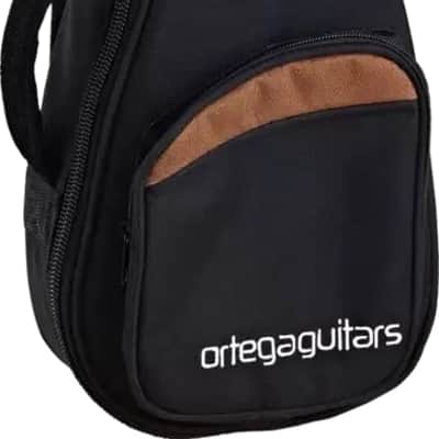 Ortega Guitars RUEB-SO Ebony Series Soprano Ukulele Ebony top, back & sides Open Pore Finish with Free Deluxe Gig Bag image 5