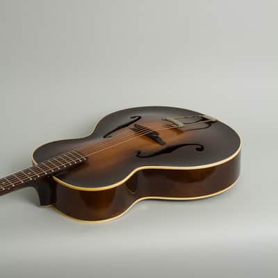 Epiphone  Zenith Arch Top Acoustic Guitar (1939), ser. #13787, Period brown hard shell case. image 7
