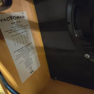 Victoria Trem D'Lux Tweed 1x12" Amp Combo - Local Pickup Only image 4