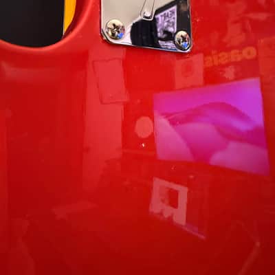 Fender Telecaster Custom Orange Solid Body Electric Guitar 2010s - Gloss Red-Orange image 7