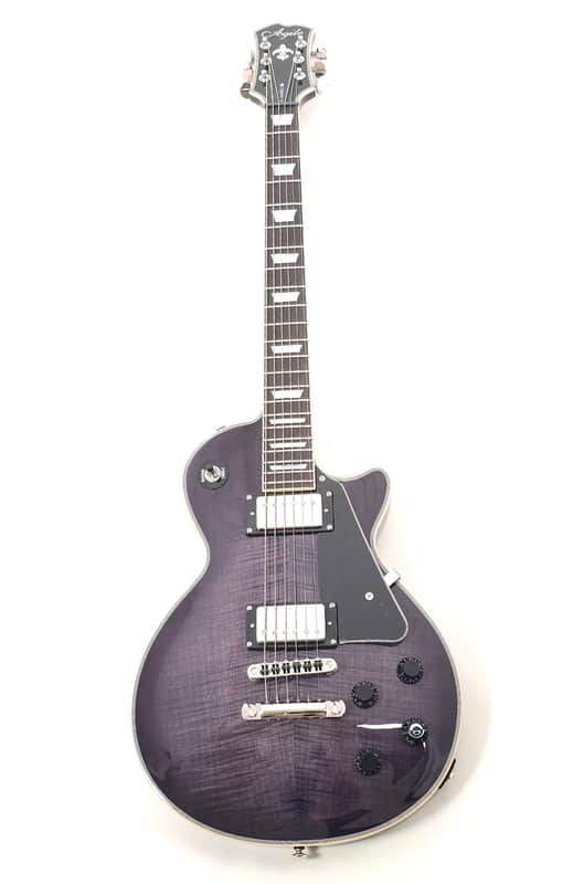 Agile AL-3200MCC-27 Black Flame Baritone Electric Guitar in 27