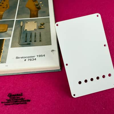 GVT Vintage repro 1954 Stratocaster ® Tremolo Backplate – HIPS Polystyrene Pre-CBS Round Hole image 4