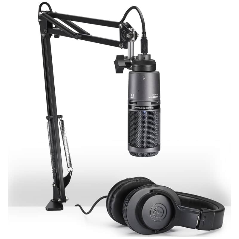 Audio-Technica AT2020USB+PK Podcast Bundle image 1