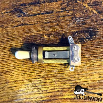 Switchcraft Toggle Switch (2020s - Gold w/ Cream Tip) image 3