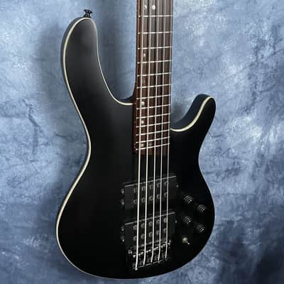 Cort C5H Artisan Series 5 String Active Bass Guitar in Satin Black image 2