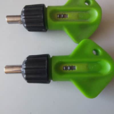 Ahead (2) Robokey ratchet style drum and percussion tuning keys excellent image 2