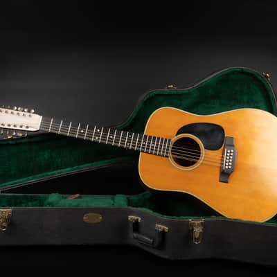 1973 Martin D12-28 - Natural | USA Vintage All Solid Iconic 12-String Dreadnought Acoustic Guitar David Gilmour Pink Floyd | Case image 2