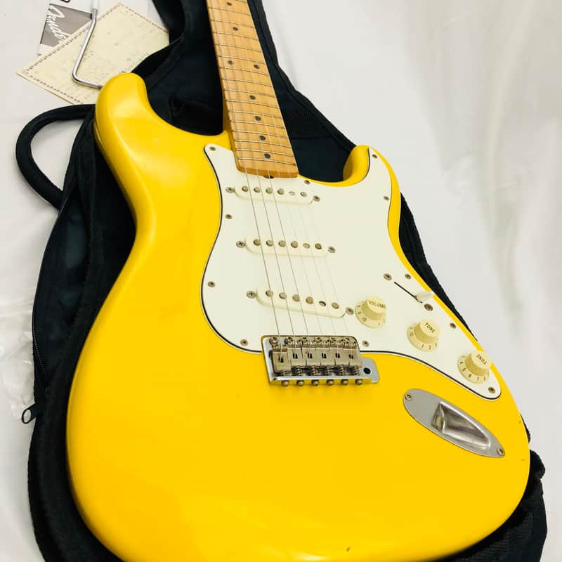 Fender Stratocaster ST-43 Japan MIJ 1993, Rebel Yellow | Reverb