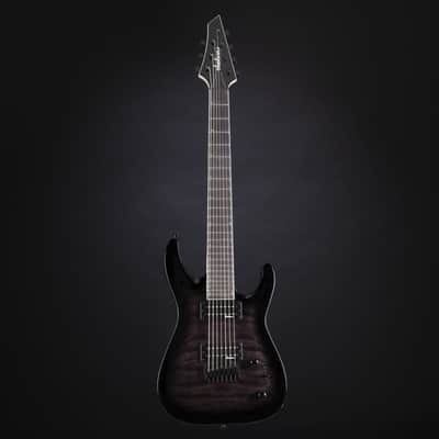 Jackson JS Series Dinky Arch Top JS22Q-7 DKA HT AM Transparent Black Burst - Electric Guitar image 2