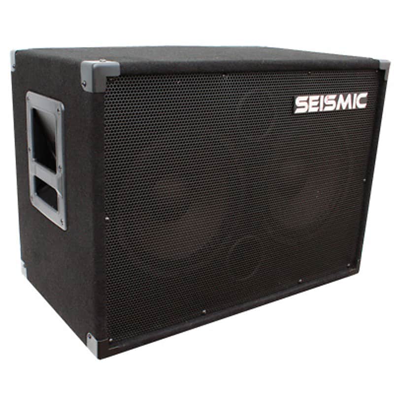 SEISMIC AUDIO 210 Bass Guitar Speaker Cabinet 4Ohm 2x10 image 1