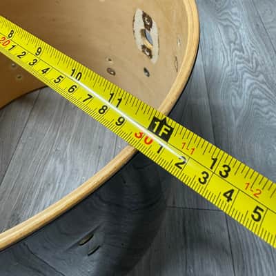 Ludwig Accent CS Tom Drum Shell 12”x10” Bare Wood #OW35 image 5