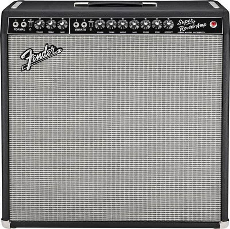 Fender 65 Super Reverb 45 Watt 4x10 Tube Guitar Combo Amplifier image 1