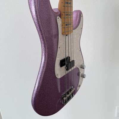 Fender Limited Edition Adam Clayton Precision Bass 2017 - Purple Sparkle image 7