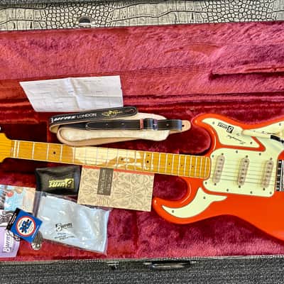 Burns  London Hank Marvin "The Shadows" Custom Edition 2004 - Fiesta Red image 1